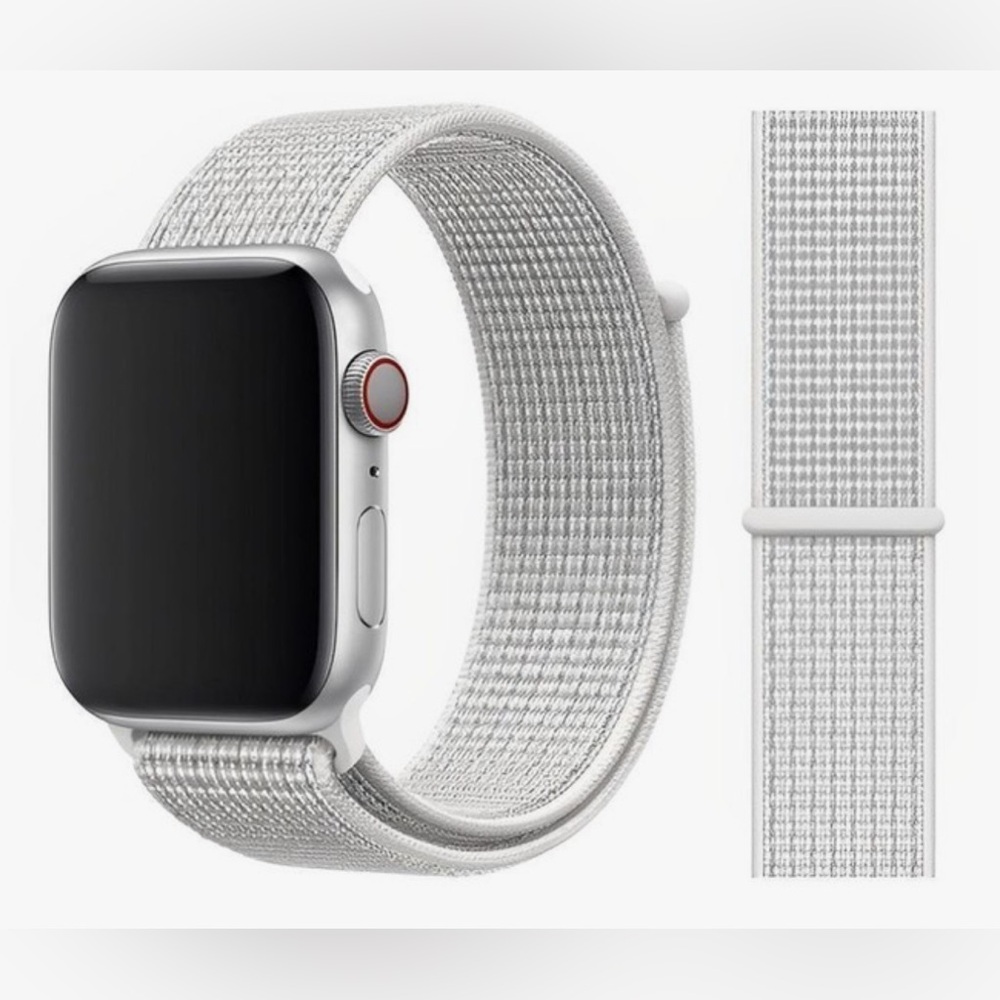 NWT Genuine Apple OEM Summit White Nike Sport Loop Watch Band 44MM